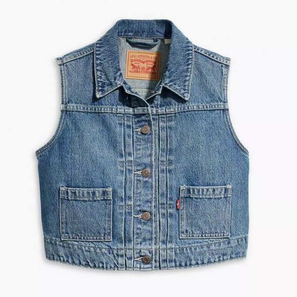 Levi's Utility Vest New Size Small - Picture 3 of 5